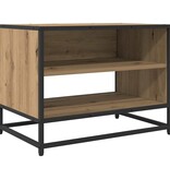 VidaXL TV-kast artisanaal eikenkleurig 61 x 40 x 46 cm Bewerkt hout