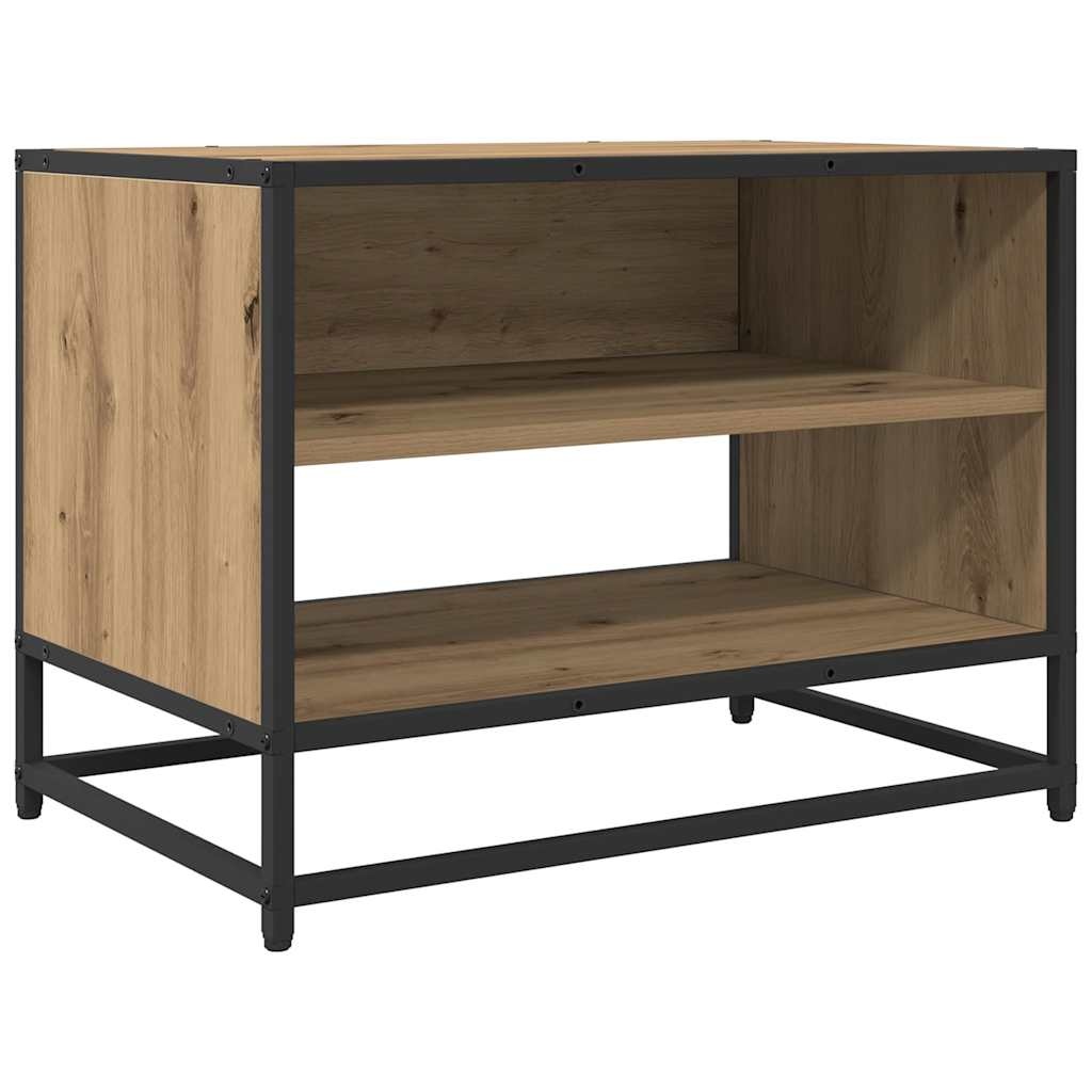 VidaXL TV-kast artisanaal eikenkleurig 61 x 40 x 46 cm Bewerkt hout