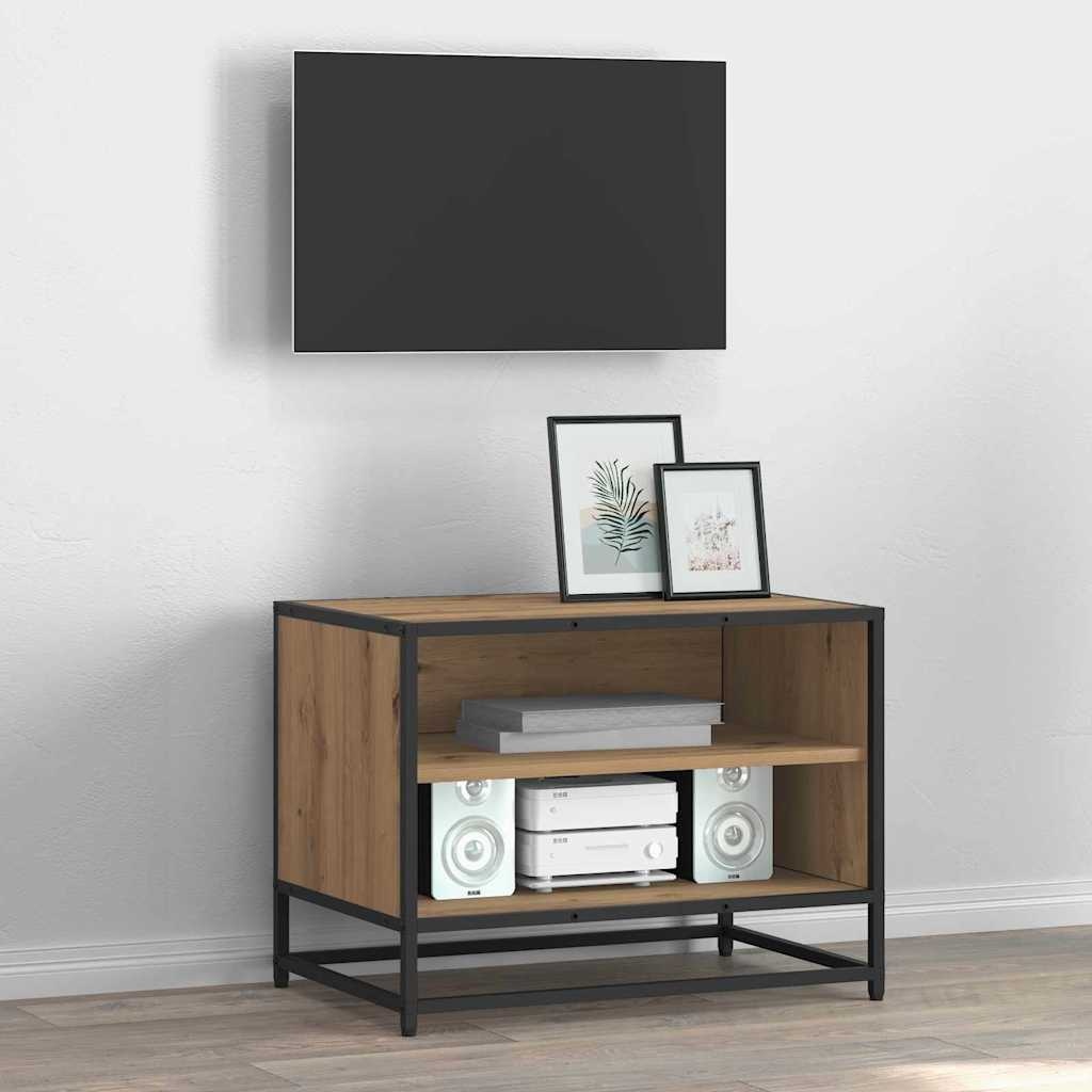 VidaXL TV-kast artisanaal eikenkleurig 61 x 40 x 46 cm Bewerkt hout