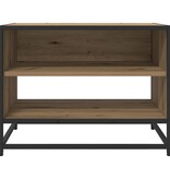 VidaXL TV-kast artisanaal eikenkleurig 61 x 40 x 46 cm Bewerkt hout