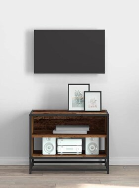 VidaXL TV-kast Oud hout 61 x 40 x 46 cm Bewerkt hout