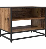 VidaXL TV-kast Oud hout 61 x 40 x 46 cm Bewerkt hout