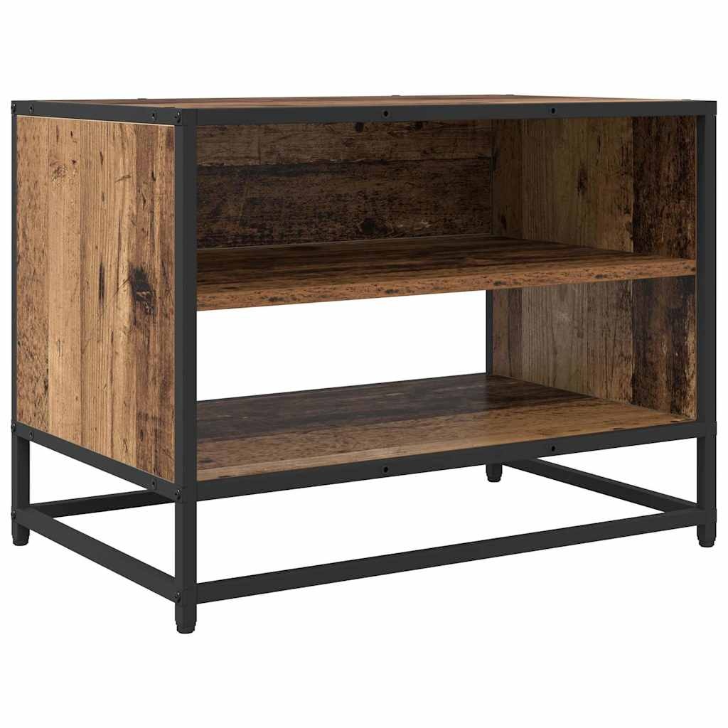 VidaXL TV-kast Oud hout 61 x 40 x 46 cm Bewerkt hout