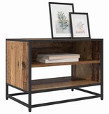 VidaXL TV-kast Oud hout 61 x 40 x 46 cm Bewerkt hout