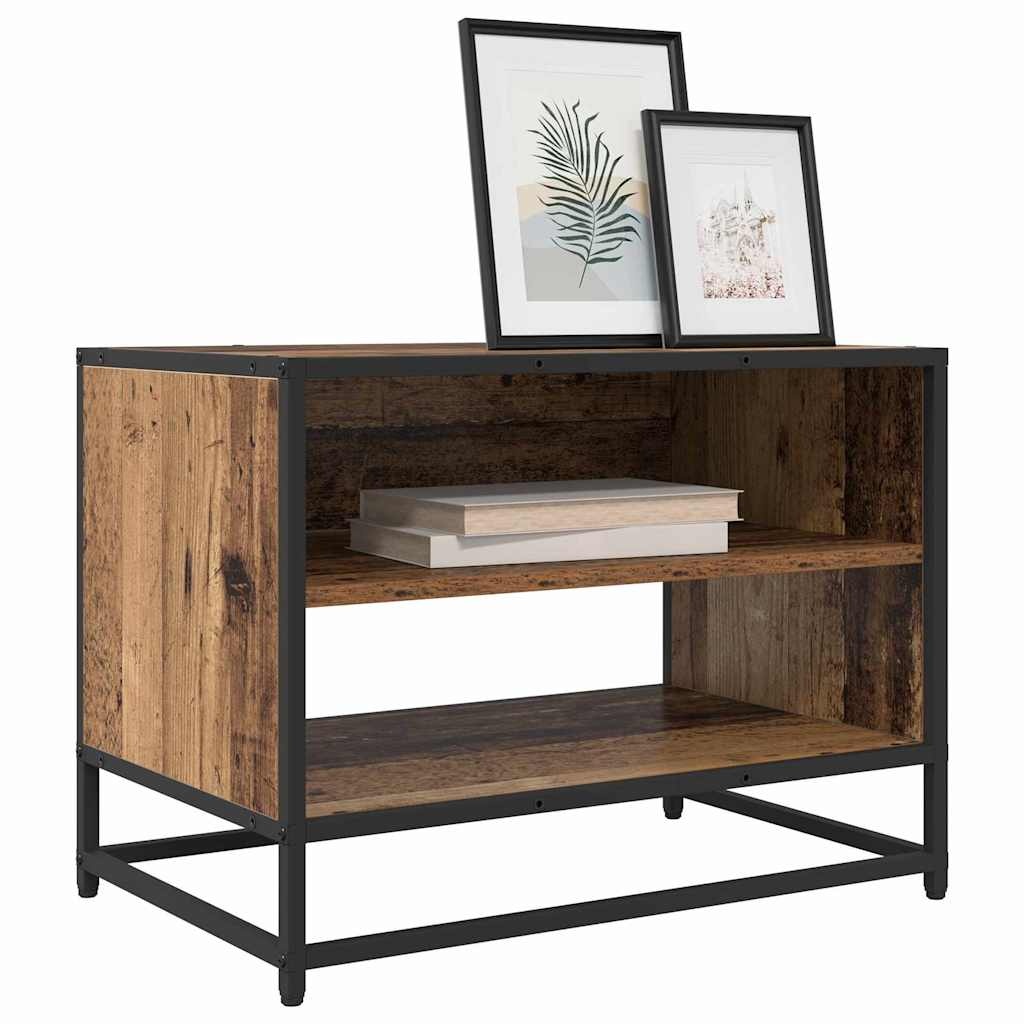 VidaXL TV-kast Oud hout 61 x 40 x 46 cm Bewerkt hout