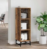 VidaXL Highboard Oud hout 35 x 37 x 117 cm Bewerkt hout