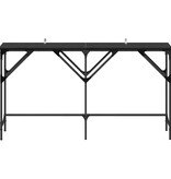 VidaXL Wandtafel Zwart eiken 140 x 29 x 75 cm Bewerkt hout