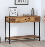 VidaXL Wandtafel Other Oud hout 100 x 34.5 x 75 cm Bewerkt hout