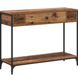 VidaXL Wandtafel Other Oud hout 100 x 34.5 x 75 cm Bewerkt hout