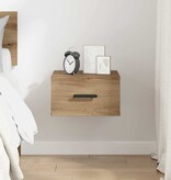 VidaXL Nachtkastje artisanaal eikenkleurig 35 x 35 x 20 cm