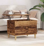 VidaXL Nachtkastje Oud hout 60 x 44.5 x 45 cm Bewerkt hout