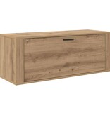 VidaXL Schoenenkast met plank artisanaal eikenkleurig 100 x 35 x 38 cm