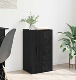 VidaXL Dressoir Zwart eiken 40 x 33 x 70 cm Bewerkt hout