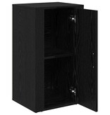 VidaXL Dressoir Zwart eiken 40 x 33 x 70 cm Bewerkt hout