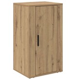 VidaXL Dressoir artisanaal eikenkleurig 40 x 33 x 70 cm Bewerkt hout