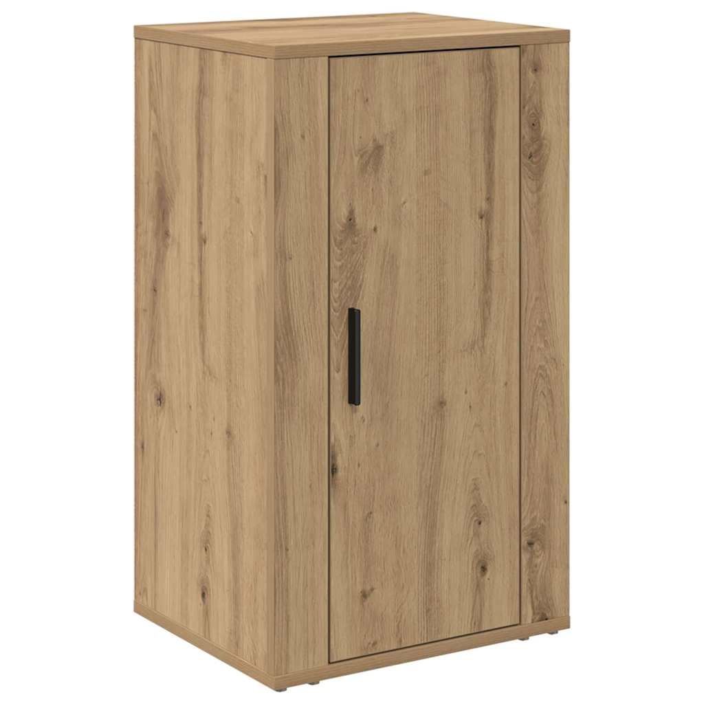 VidaXL Dressoir artisanaal eikenkleurig 40 x 33 x 70 cm Bewerkt hout