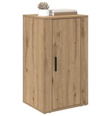 VidaXL Dressoir artisanaal eikenkleurig 40 x 33 x 70 cm Bewerkt hout