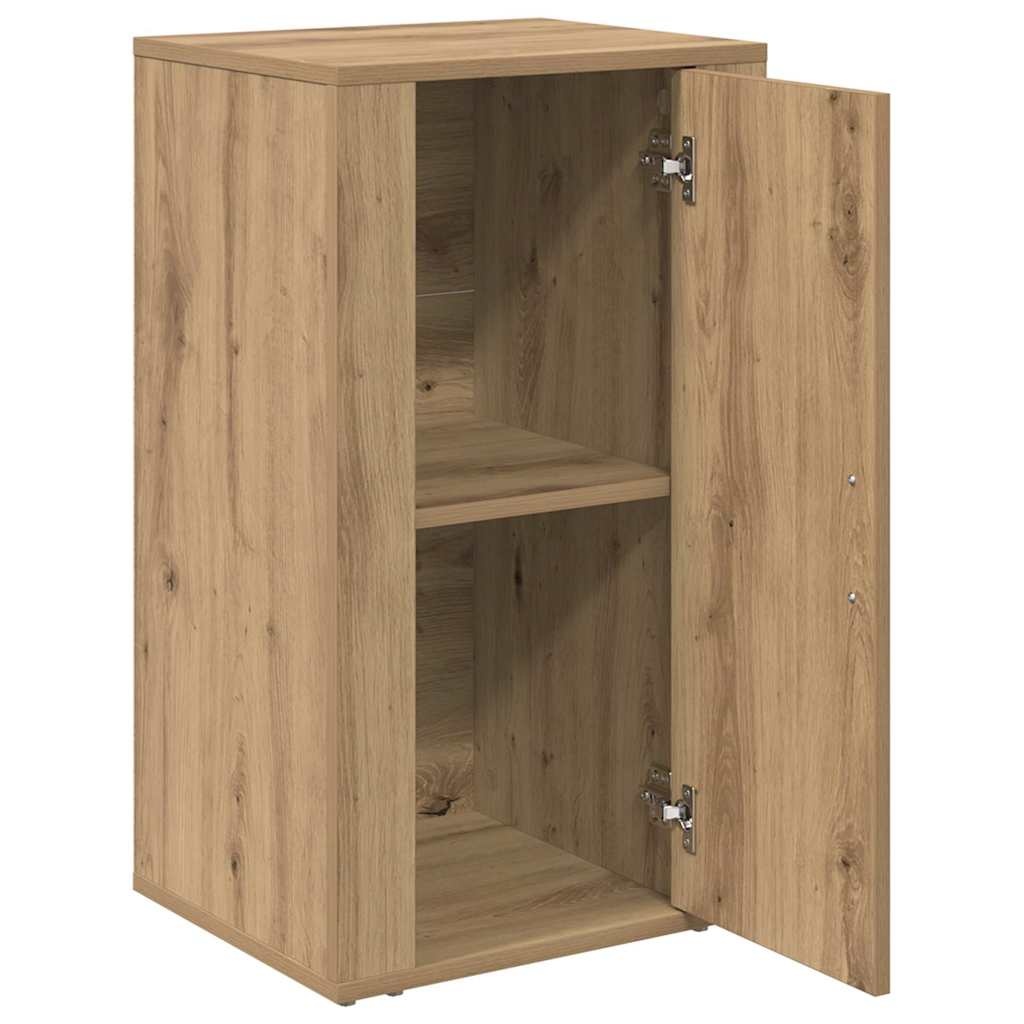 VidaXL Dressoir artisanaal eikenkleurig 40 x 33 x 70 cm Bewerkt hout