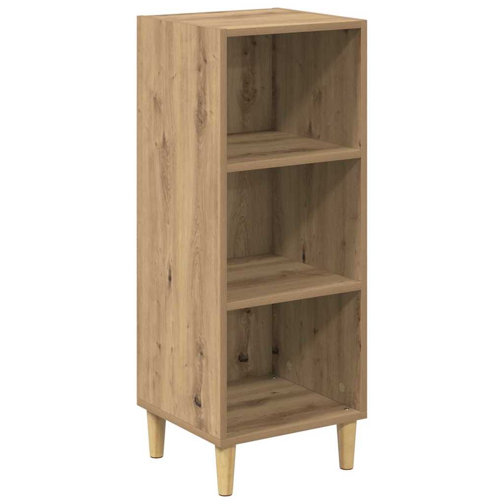 VidaXL Dressoir artisanaal eikenkleurig 32.5 x 34.5 x 90 cm