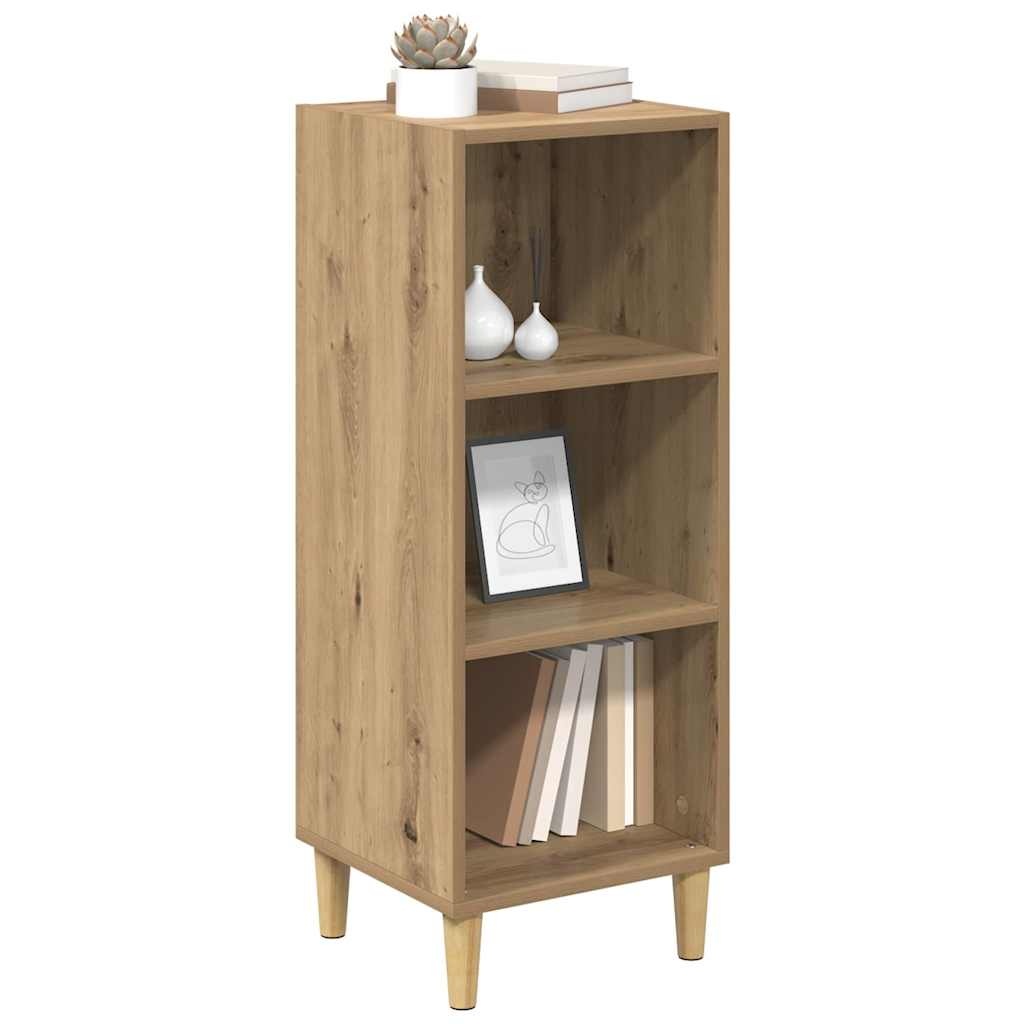 VidaXL Dressoir artisanaal eikenkleurig 32.5 x 34.5 x 90 cm