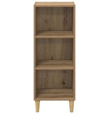 VidaXL Dressoir artisanaal eikenkleurig 32.5 x 34.5 x 90 cm