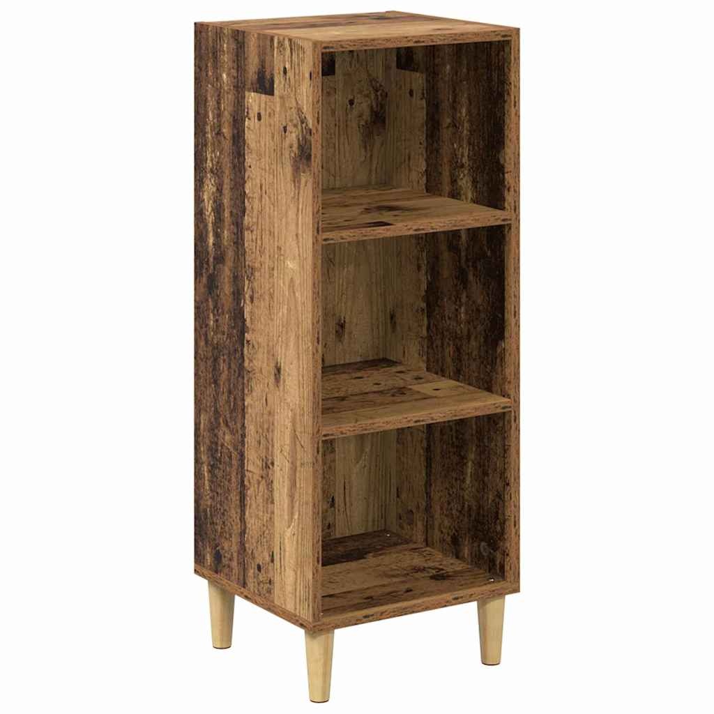 VidaXL Dressoir Oud hout 32.5 x 34.5 x 90 cm Bewerkt hout