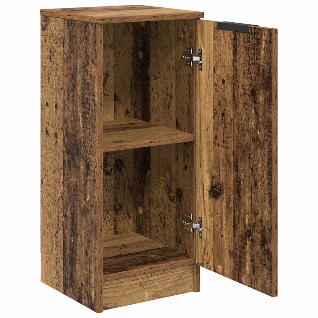 VidaXL Dressoir Oud hout 30 x 30 x 70 cm Bewerkt hout
