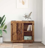 VidaXL Dressoir Oud hout 40 x 80 x 75 cm Bewerkt hout