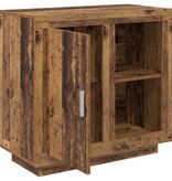 VidaXL Dressoir Oud hout 40 x 80 x 75 cm Bewerkt hout