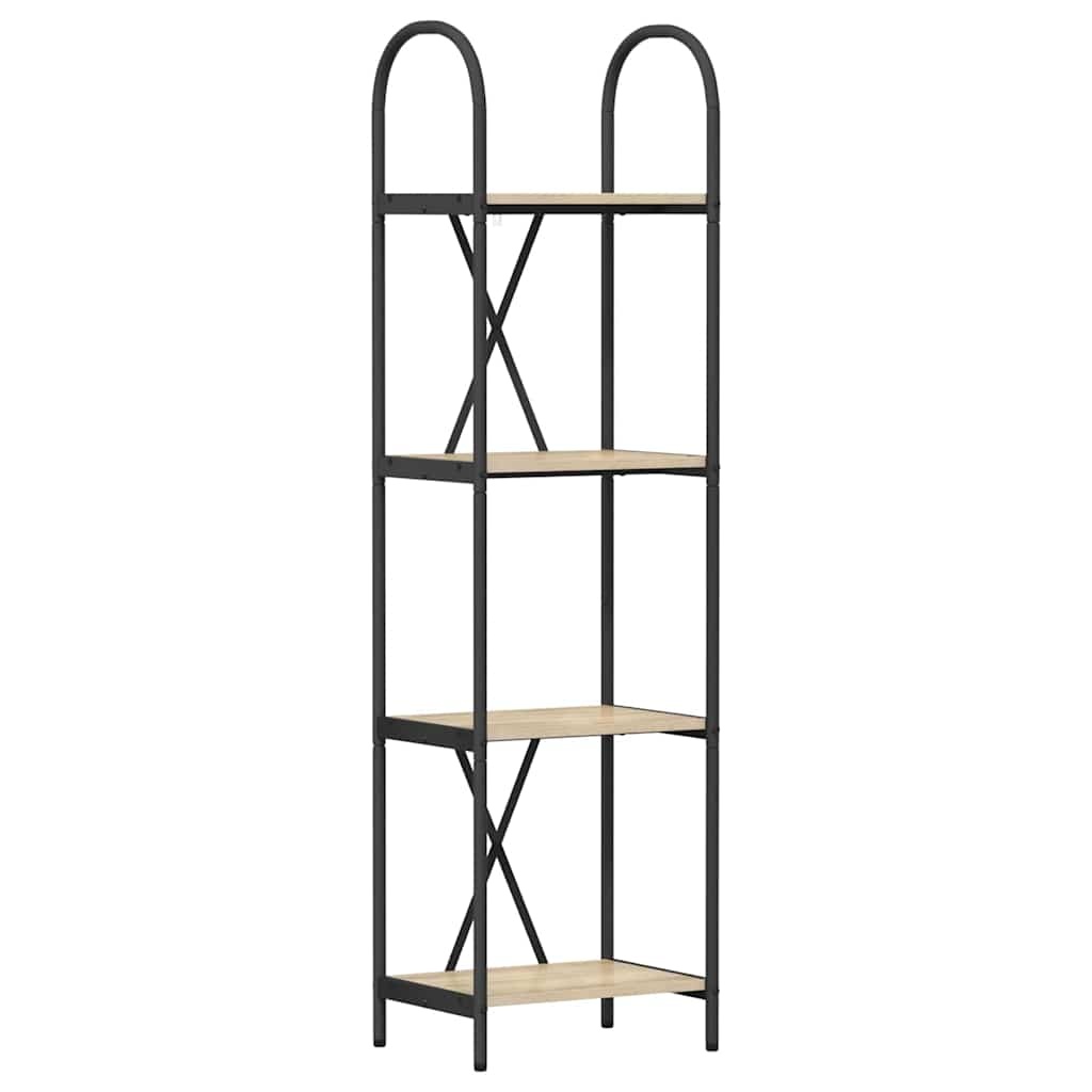 VidaXL Boekenkast Sonoma eiken 40 x 30 x 146 cm Bewerkt hout