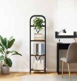 VidaXL Boekenkast Gerookt eiken 40 x 30 x 146 cm Bewerkt hout