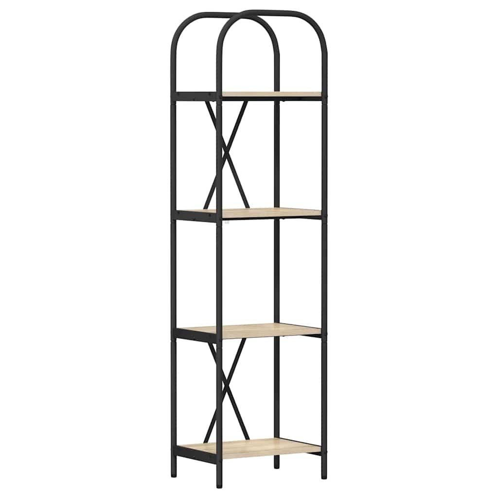 VidaXL Boekenkast Sonoma eiken 40 x 30 x 146 cm Bewerkt hout