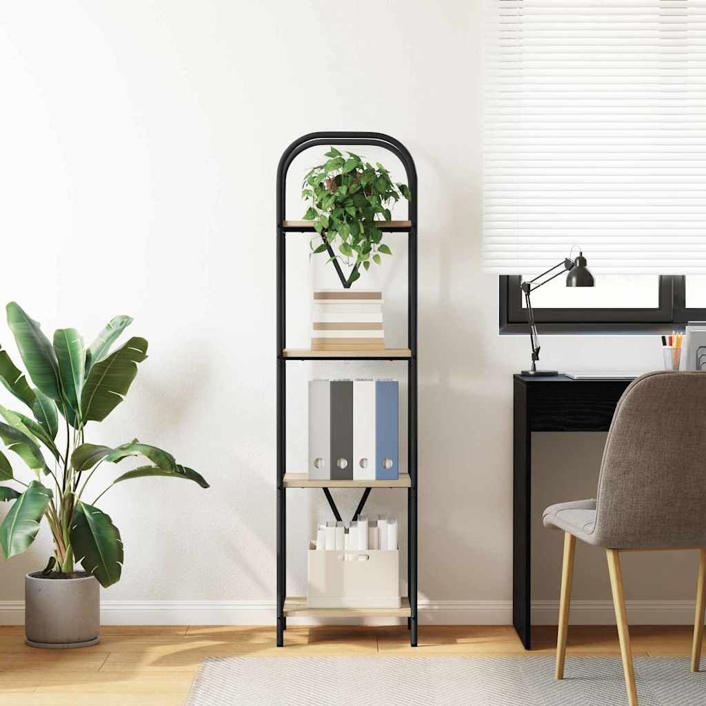 VidaXL Boekenkast Sonoma eiken 40 x 30 x 146 cm Bewerkt hout