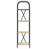 VidaXL Boekenkast Sonoma eiken 40 x 30 x 146 cm Bewerkt hout