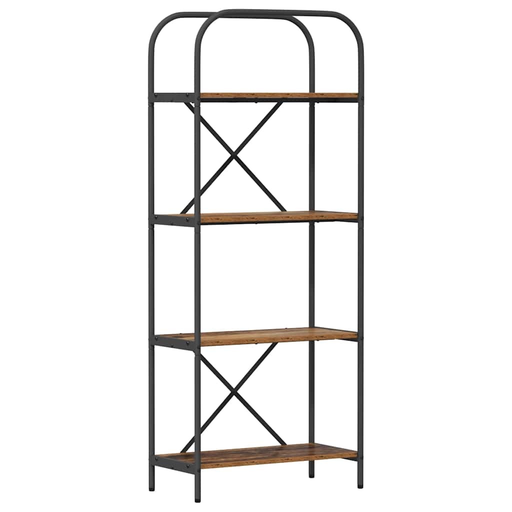 VidaXL Boekenkast Oud hout 60 x 30 x 146 cm Bewerkt hout