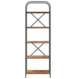 VidaXL Boekenkast Oud hout 60 x 30 x 183 cm Bewerkt hout