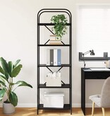 VidaXL Boekenkast Zwart eiken 60 x 30 x 183 cm Bewerkt hout