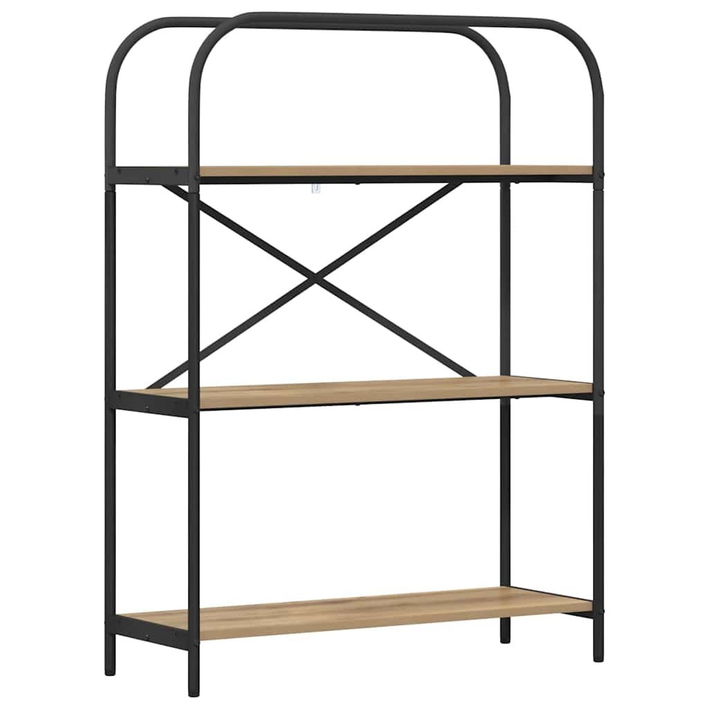 VidaXL Boekenkast artisanaal eikenkleurig 80 x 30 x 109 cm