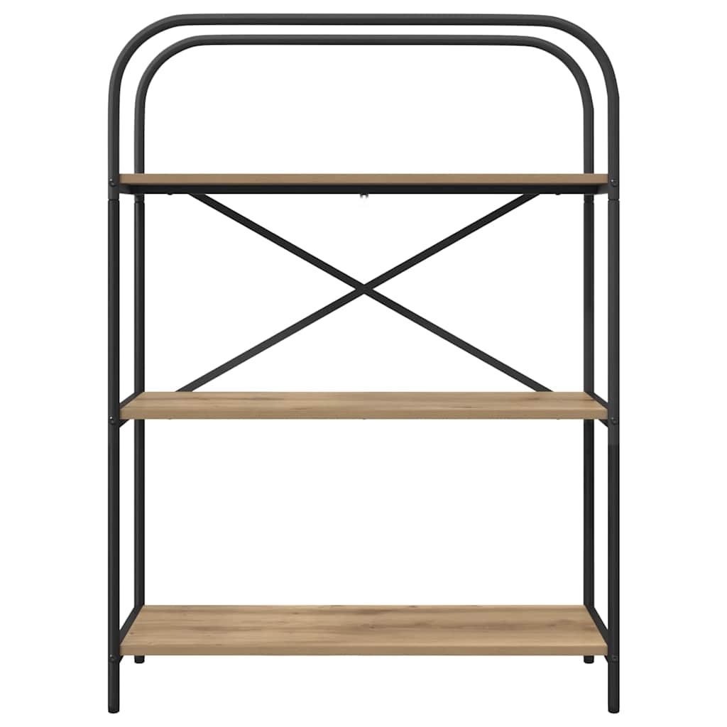 VidaXL Boekenkast artisanaal eikenkleurig 80 x 30 x 109 cm