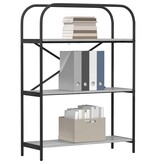 VidaXL Boekenkast Grijs sonoma 80 x 30 x 109 cm Bewerkt hout