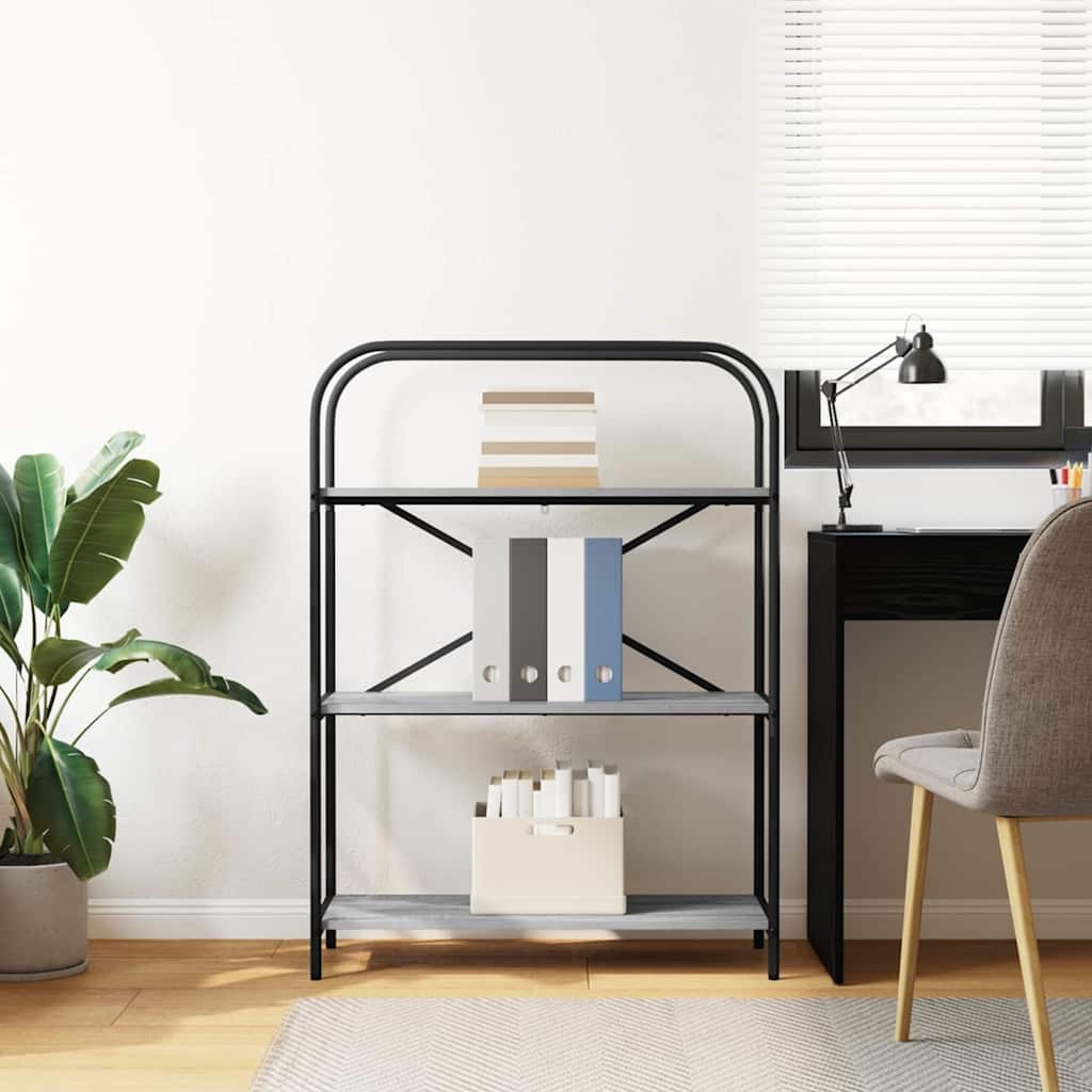 VidaXL Boekenkast Grijs sonoma 80 x 30 x 109 cm Bewerkt hout