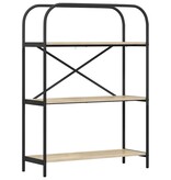 VidaXL Boekenkast Sonoma eiken 80 x 30 x 109 cm Bewerkt hout