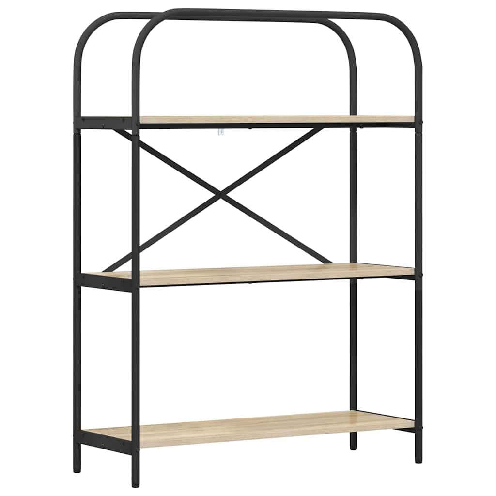 VidaXL Boekenkast Sonoma eiken 80 x 30 x 109 cm Bewerkt hout