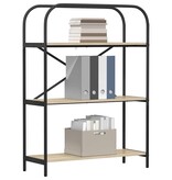 VidaXL Boekenkast Sonoma eiken 80 x 30 x 109 cm Bewerkt hout