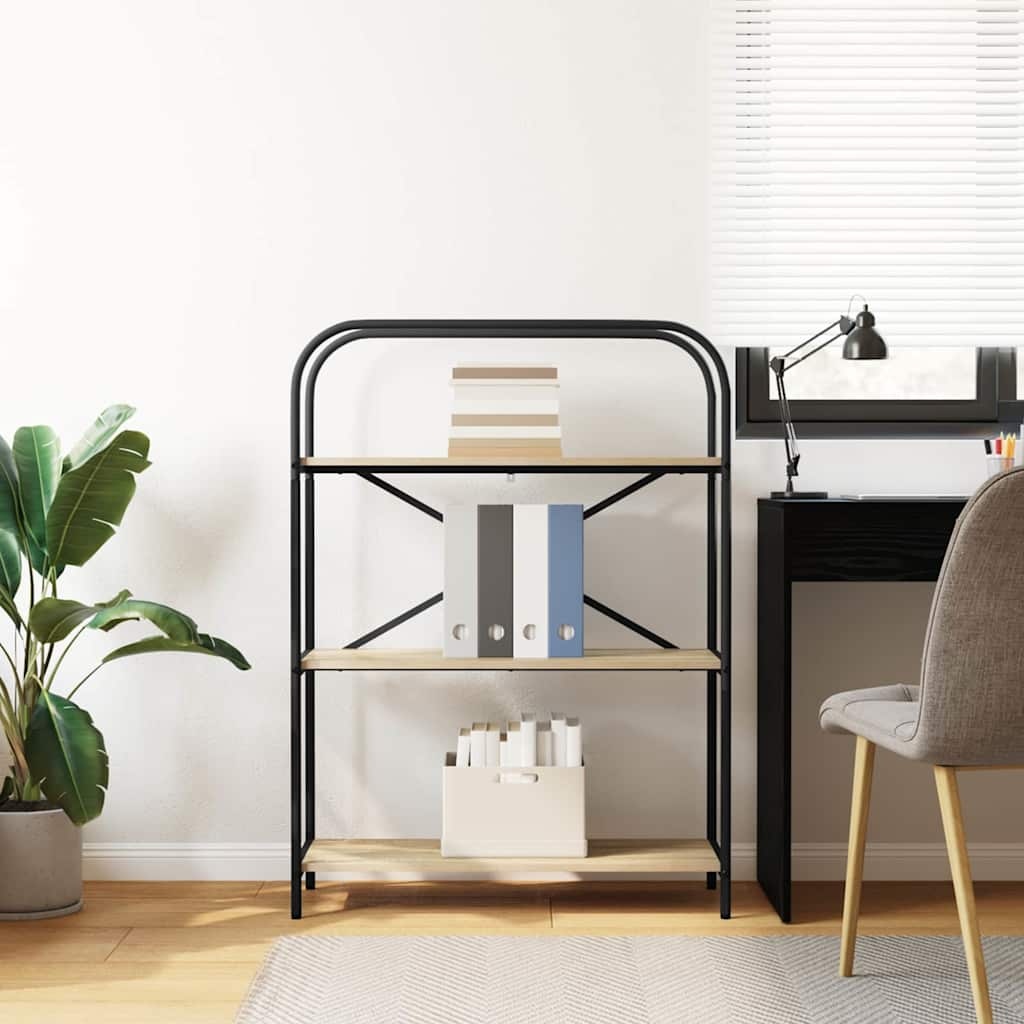 VidaXL Boekenkast Sonoma eiken 80 x 30 x 109 cm Bewerkt hout