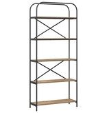 VidaXL Boekenkast artisanaal eikenkleurig 80 x 30 x 183 cm