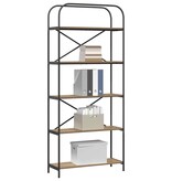 VidaXL Boekenkast artisanaal eikenkleurig 80 x 30 x 183 cm