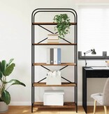 VidaXL Boekenkast Oud hout 80 x 30 x 183 cm Bewerkt hout