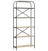 VidaXL Boekenkast Sonoma eiken 80 x 30 x 183 cm Bewerkt hout