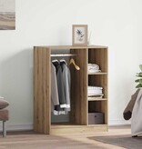 VidaXL Kledingkast met plank artisanaal eikenkleurig 77 x 48 x 102 cm